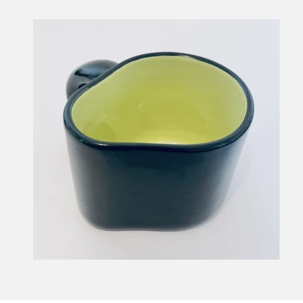 Tabitha Brown Avocado Shaped Stoneware Coffee Mug Cup Green 16 Ounce Set of 4 - Picture 5 of 9